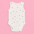 Baby Sleeveless Floral Onesie Turtle - 0-3 Months