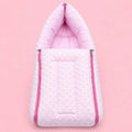 Baby Carry Nest with Dual Side Zipper – Soft & Cozy Newborn Sleeping Bag – Pink | 0–6 Months