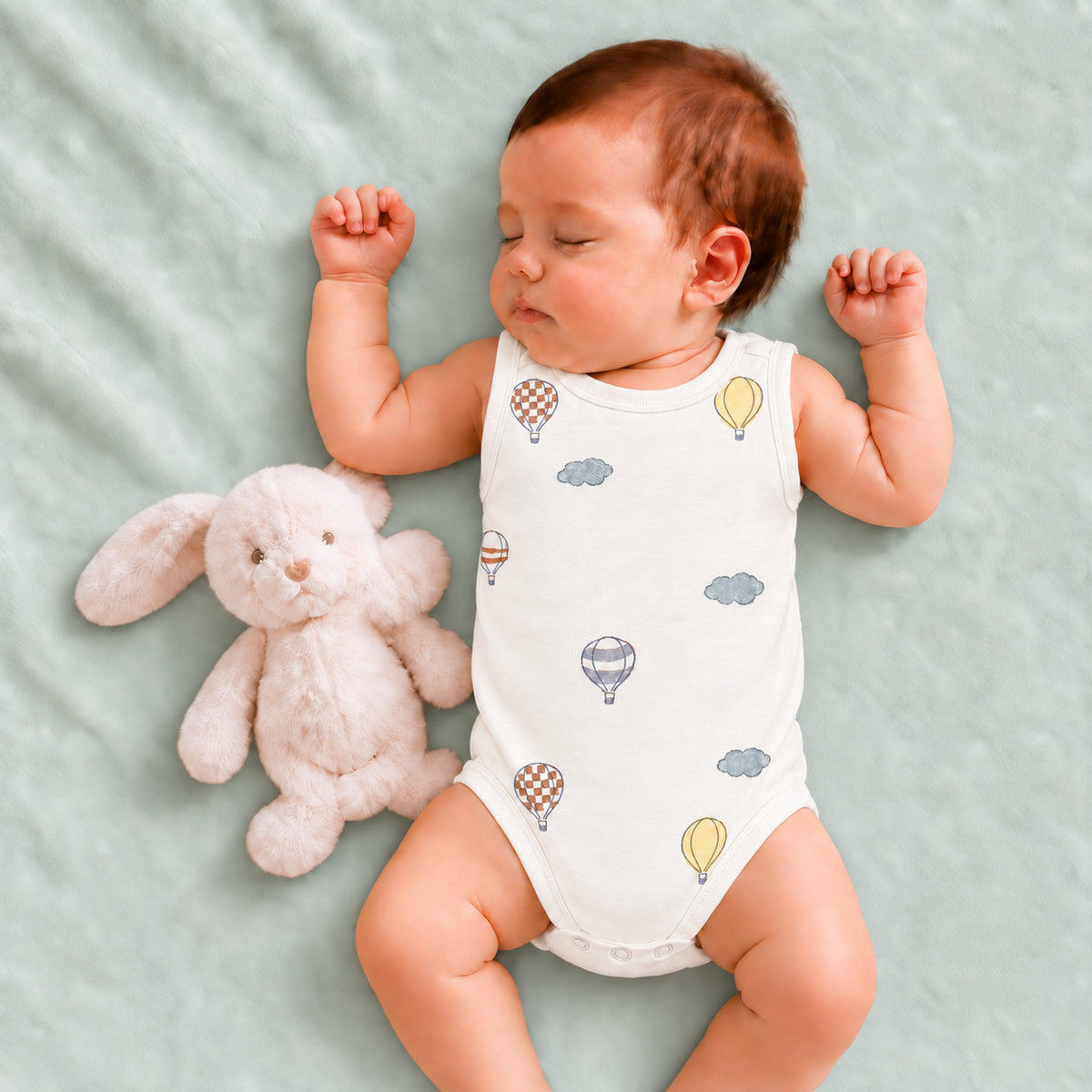 Baby Sleeveless Floral Onesie | Parachute | 0-3 Months
