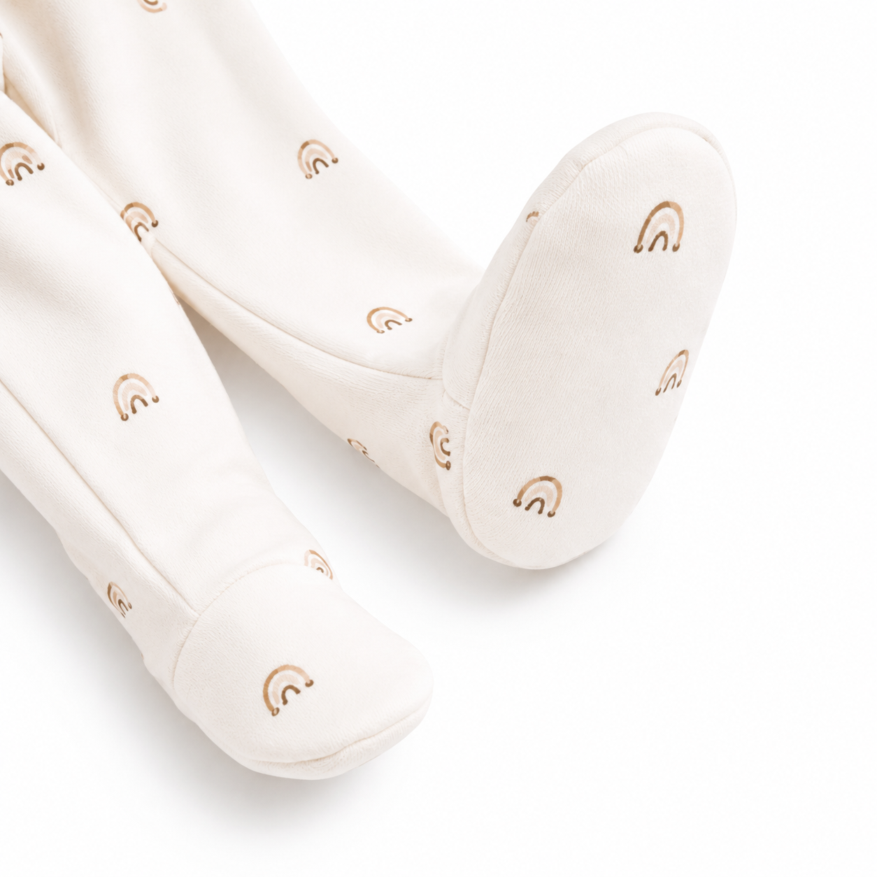 Baby Hooded Zip Sleepsuit – (0-3 Months)