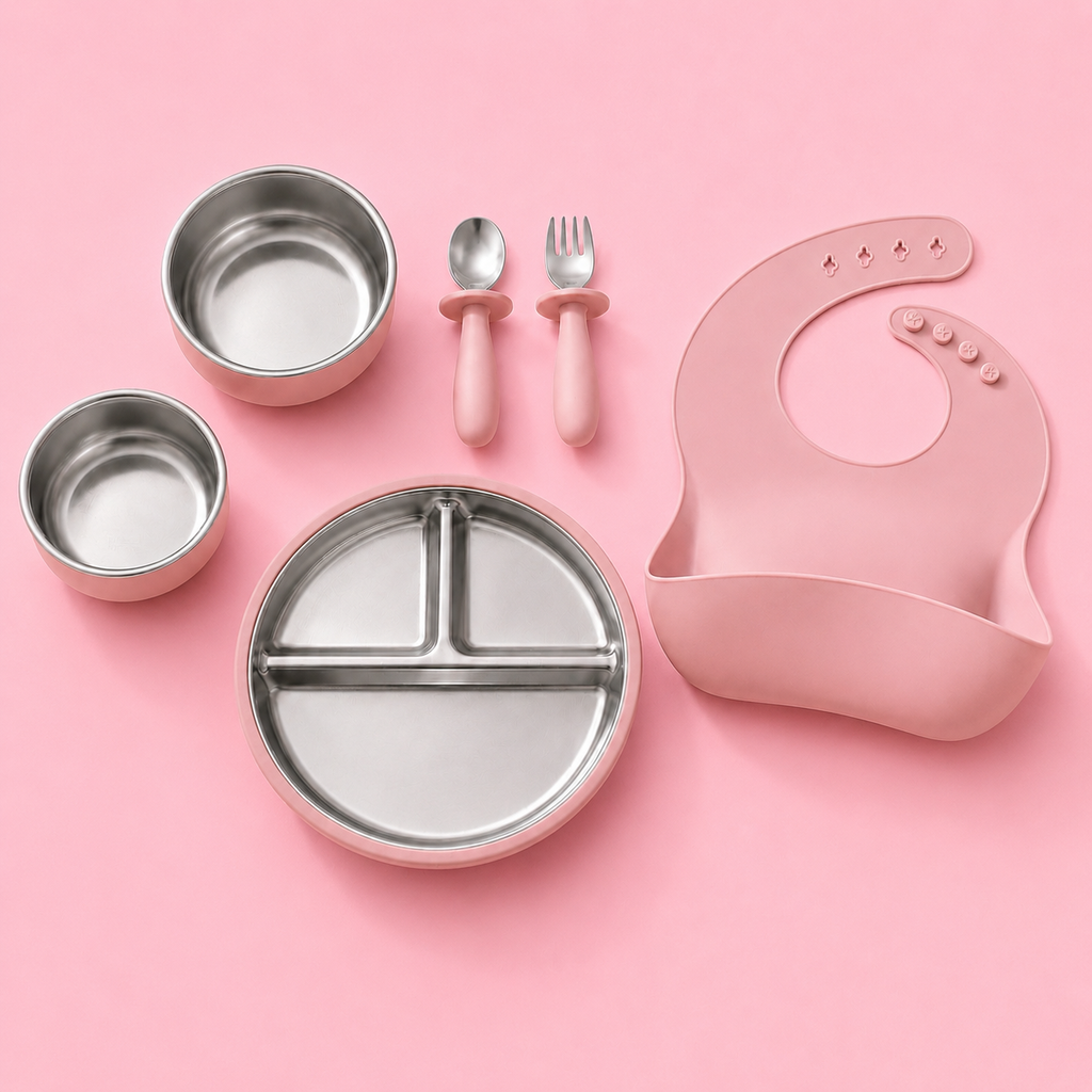 Premium Stainless Steel Feeding Set