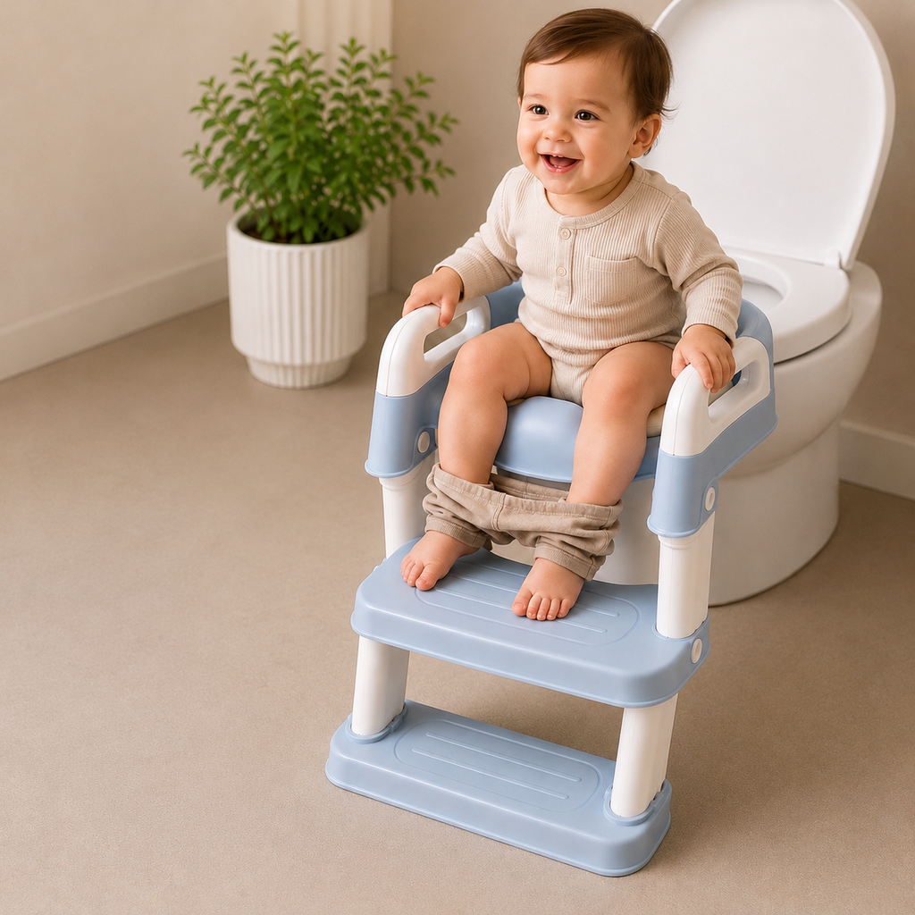 Baybee Toddler Toilet Trainer Seat with Ladder
