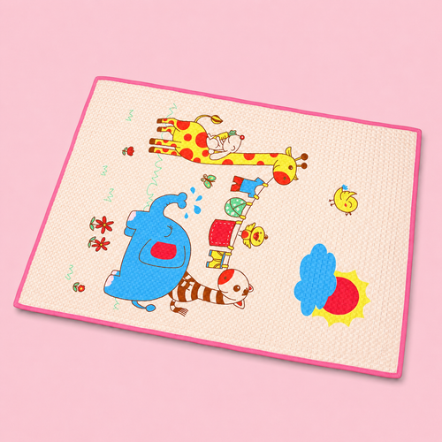 Air filled rubber sheet | Play mat | Animals | 90 cm x 60 cm
