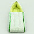 Baby Carry Nest with Dual Side Zipper – Soft & Cozy Newborn Sleeping Bag | Green | 0–6 Months