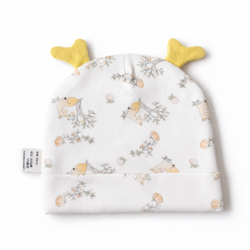 Newborn Baby Cotton Cap with Cute Ears
