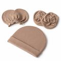 Newborn Baby Cap, Mittens & Booties Set