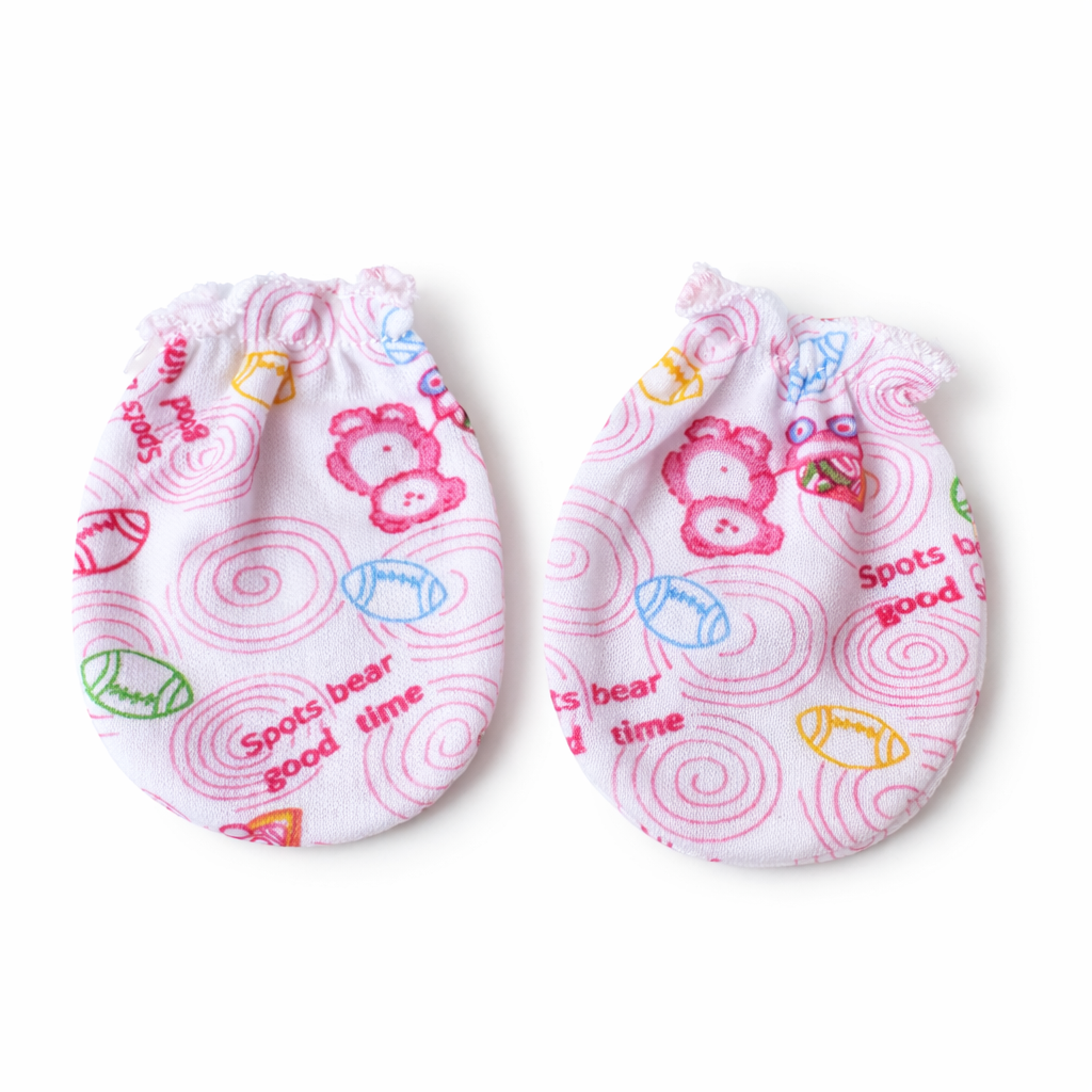 Newborn Baby Cap, Mittens & Booties Set