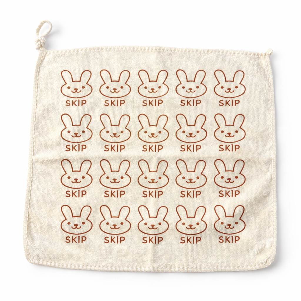 Baby Soft Face Towels (Pack of 6) – Bunny Print Cotton Towel Set