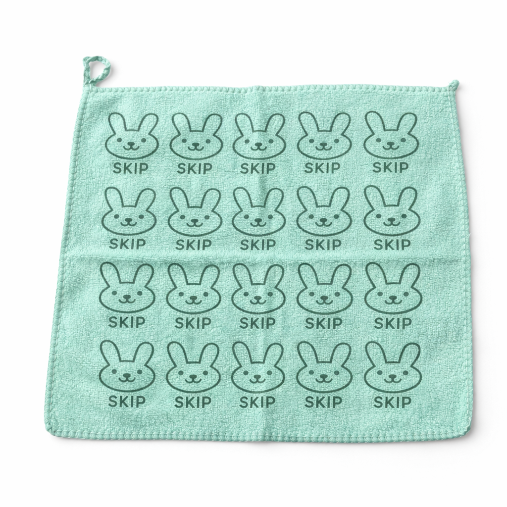 Baby Soft Face Towels (Pack of 6) – Bunny Print Cotton Towel Set