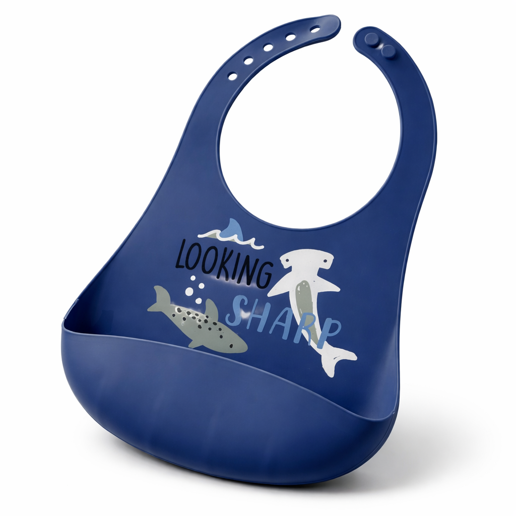Baby Silicone Feeding Bib – Waterproof & Easy Clean