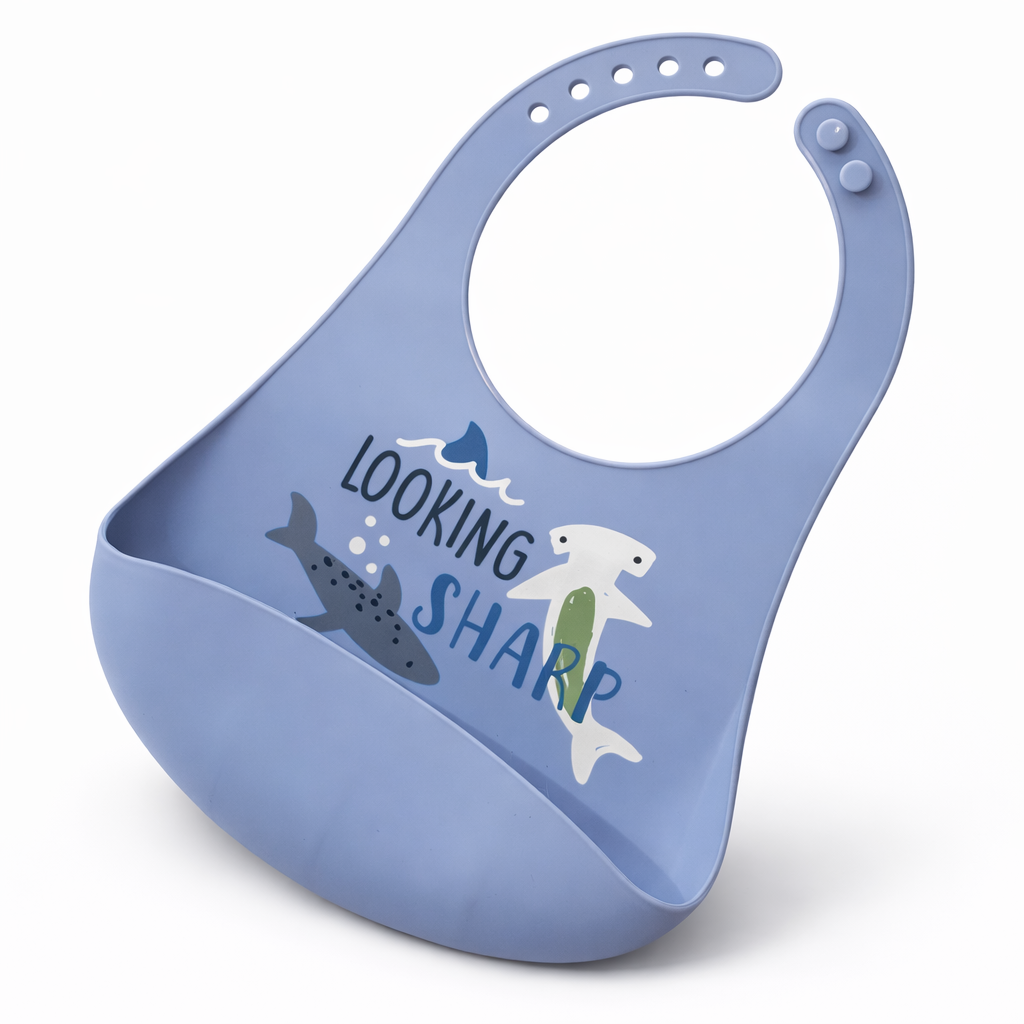 Baby Silicone Feeding Bib – Waterproof & Easy Clean