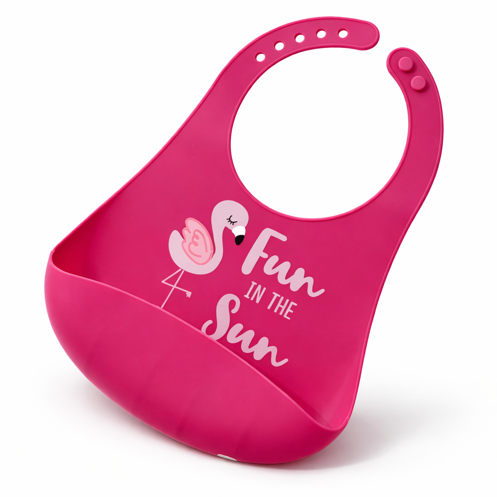 Baby Silicone Feeding Bib – Waterproof & Easy Clean