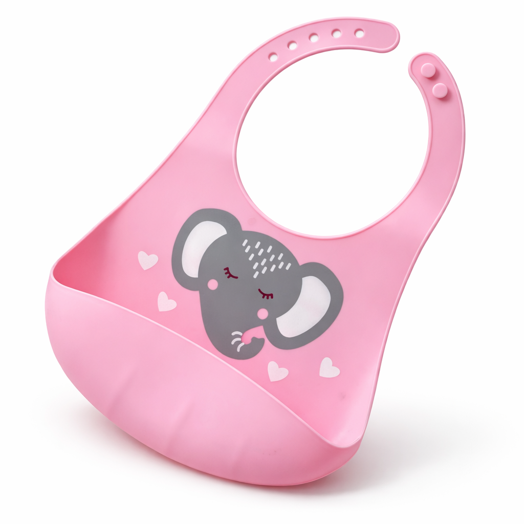 Baby Silicone Feeding Bib – Waterproof & Easy Clean