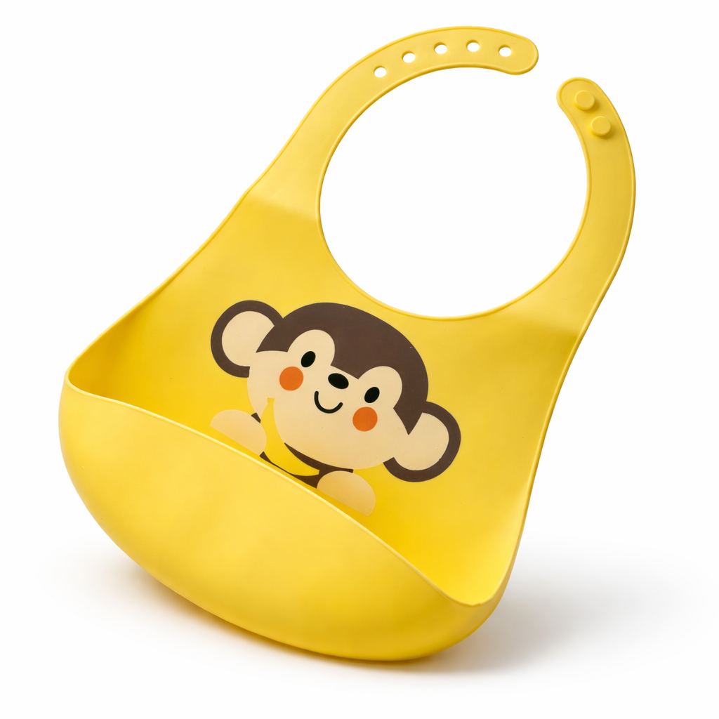 Baby Silicone Feeding Bib – Waterproof & Easy Clean