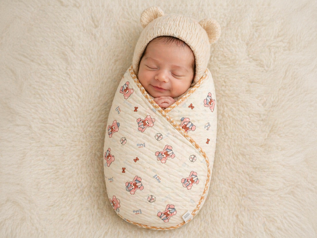 Muslin Swaddle Towel – Ultra Soft Baby Wrap