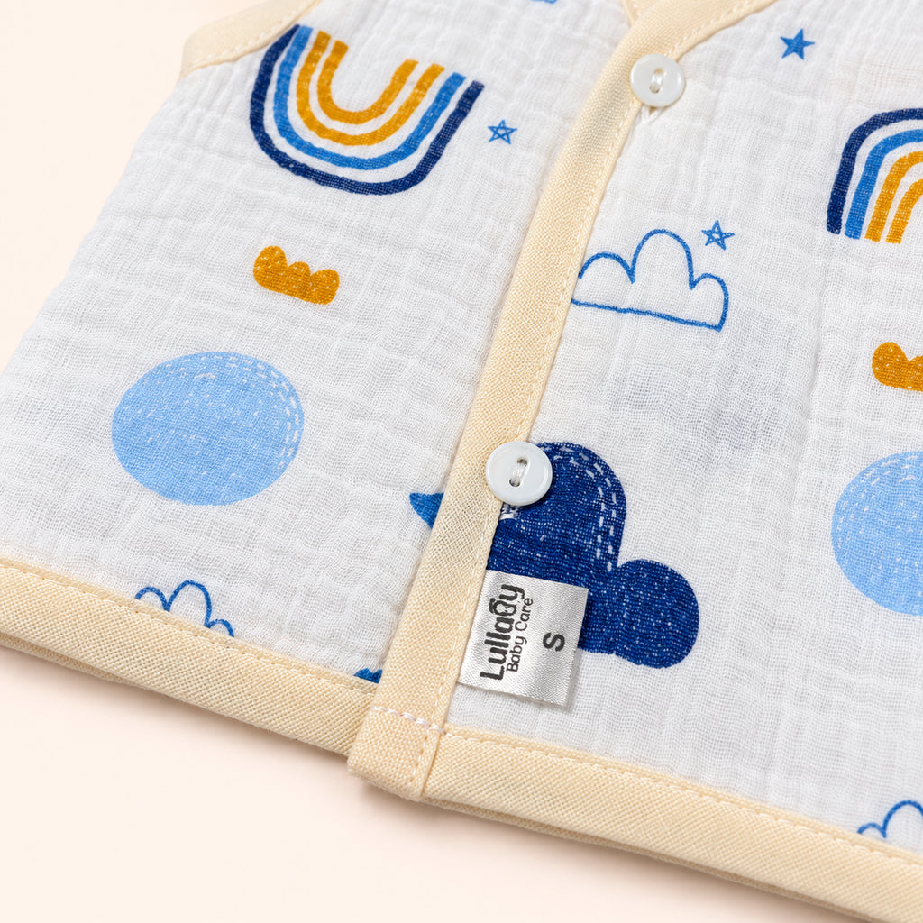 Muslin Sleeveless Baby Jabala