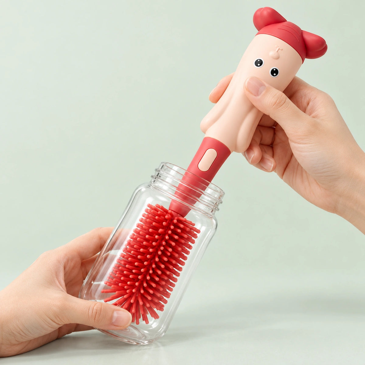 Baby Bottle Cleaning Brush Set – Cute & Practical Cleaning Solution