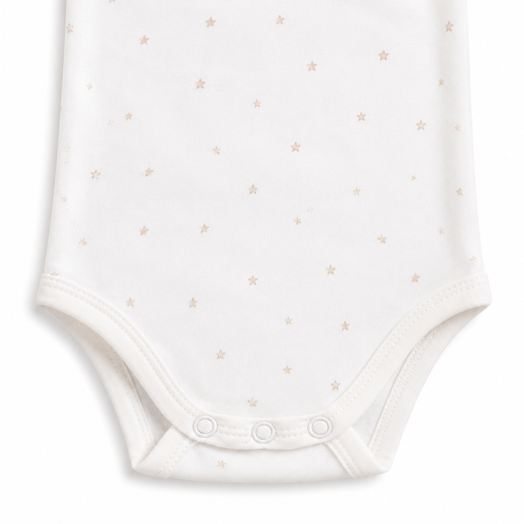 Baby Sleeveless Floral Onesie  –( 0-3 Months)
