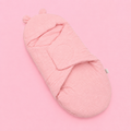 Muslin swaddle wrapper | Plain Colours | Crinkled Muslin | Pink