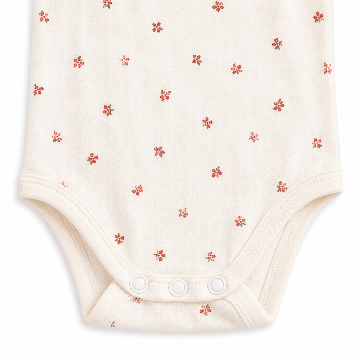 Baby Sleeveless Floral Onesie  –( 0-3 Months)