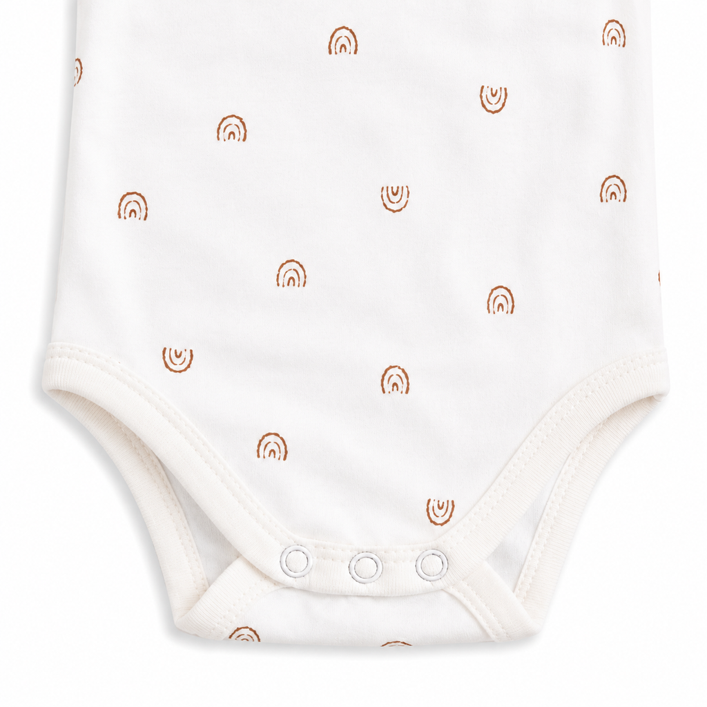 Baby Sleeveless Floral Onesie  –( 0-3 Months)