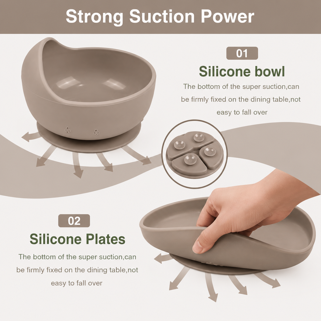 Premium Silicone Feeding Set
