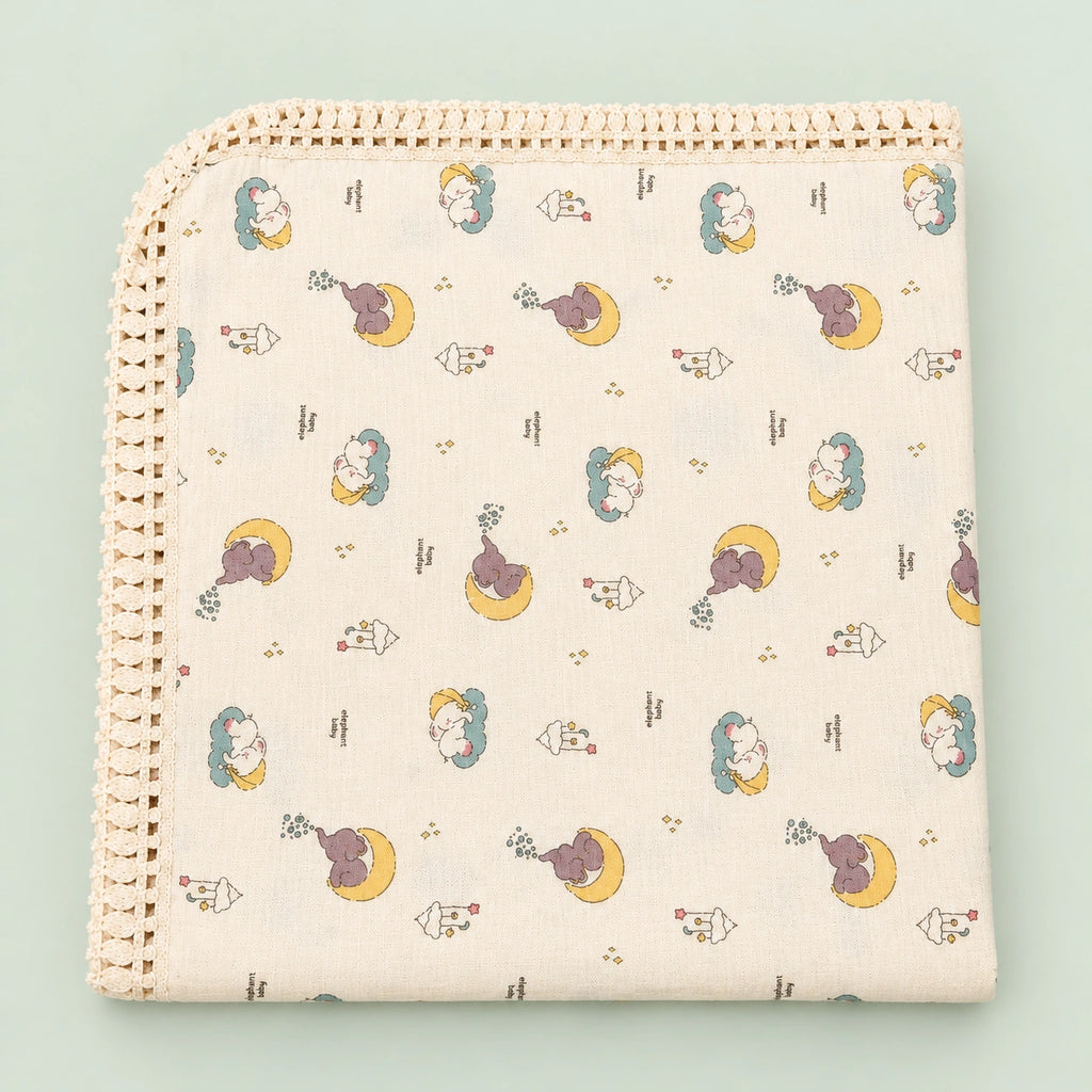 Muslin Swaddle Beige & Breathable Baby Swaddle