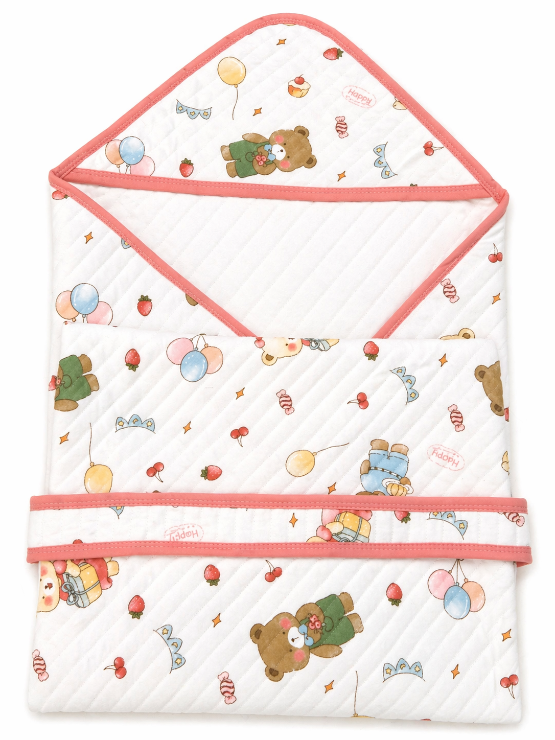 Premium Baby Wrapper with Hood – Soft Cotton Receiving Blanket