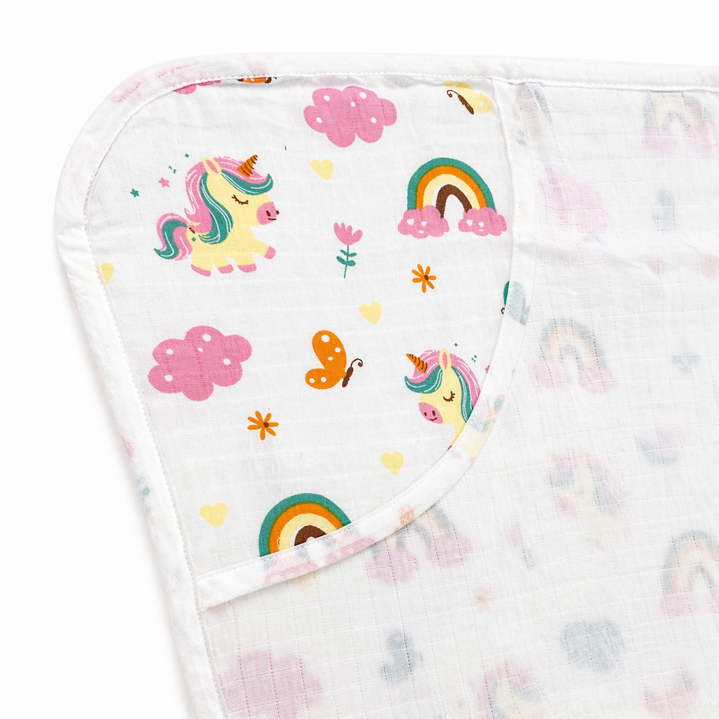Muslin Hooded Baby Wrapper – Ultra Soft Swaddle Towel