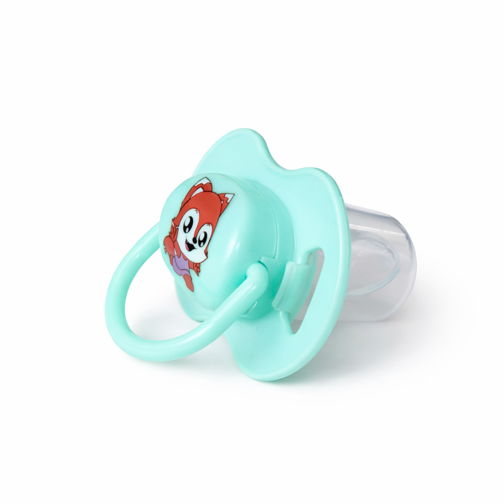 Baby Silicone Pacifier with Ring Handle