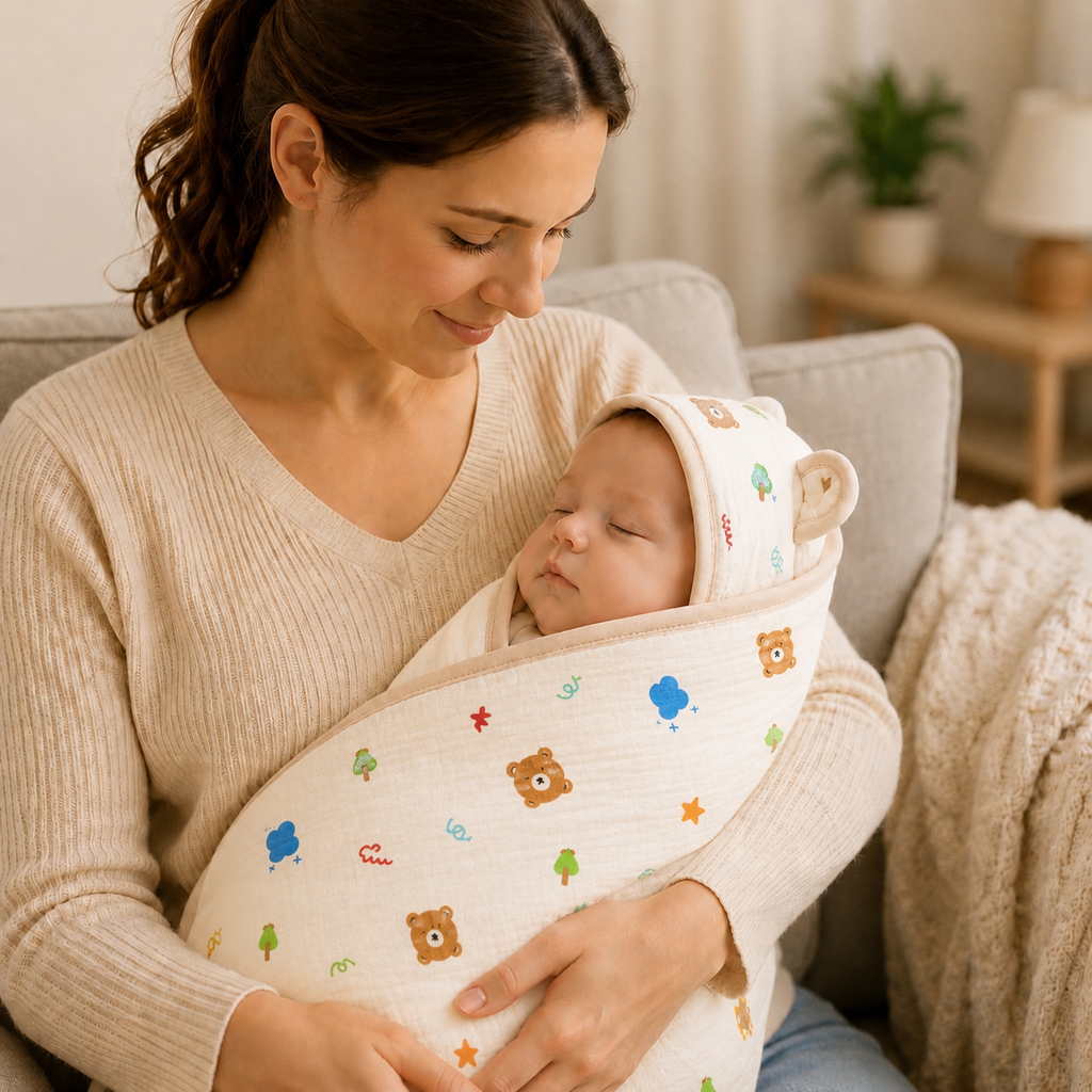 Premium Muslin Baby Wrapper