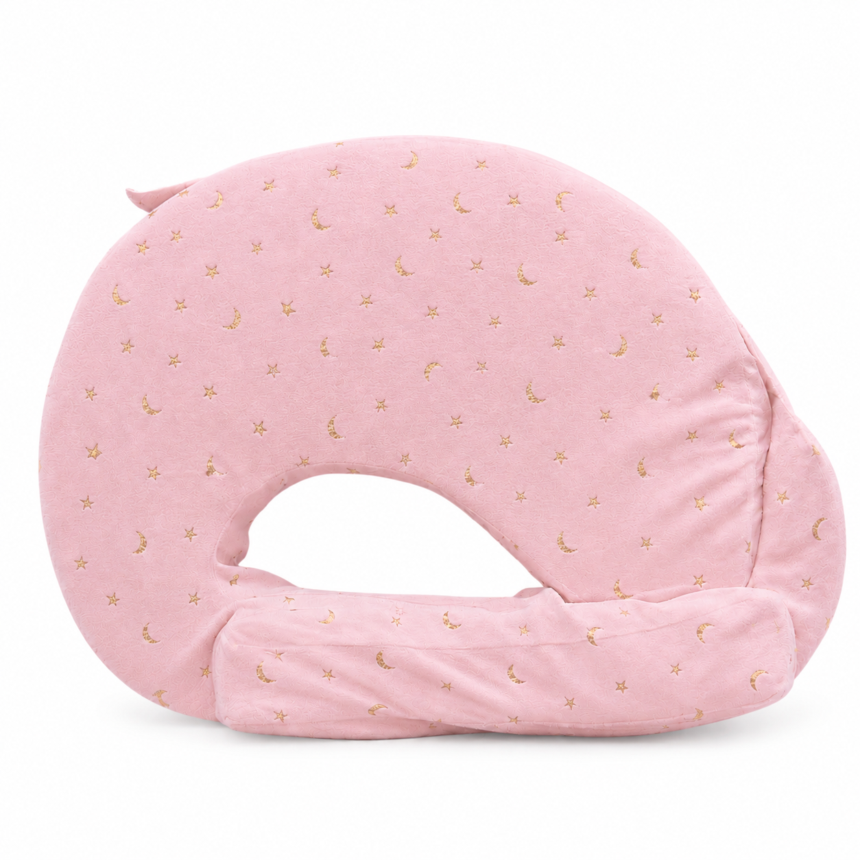 Lullaby Baby Care Premium Feeding Pillow for Newborn Baby | Breastfeeding Nursing Support Cushion | Baby Feeding Cushion with Removable Cover | Moon & Star Print