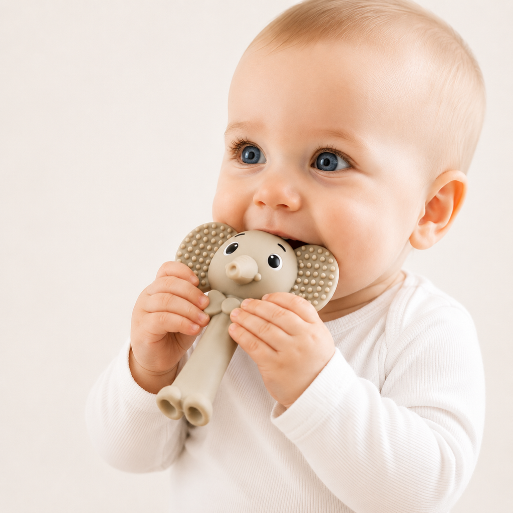 Silicone Rattle Teether for Babies