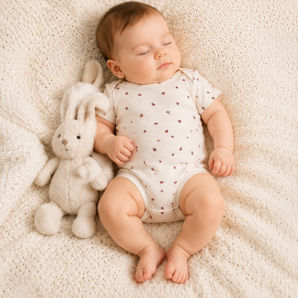Baby Cotton Onesie – (0-3 Months)