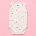 Baby Sleeveless Floral Onesie | Flower | 0-3 Months