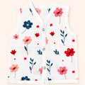 Printed Muslin Jabala for Newborn Baby