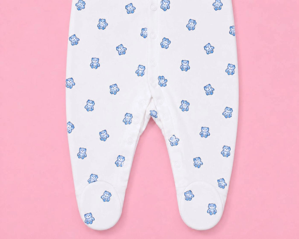 Baby Hooded Zip Sleepsuit Bear| 0-3 Months | Romper