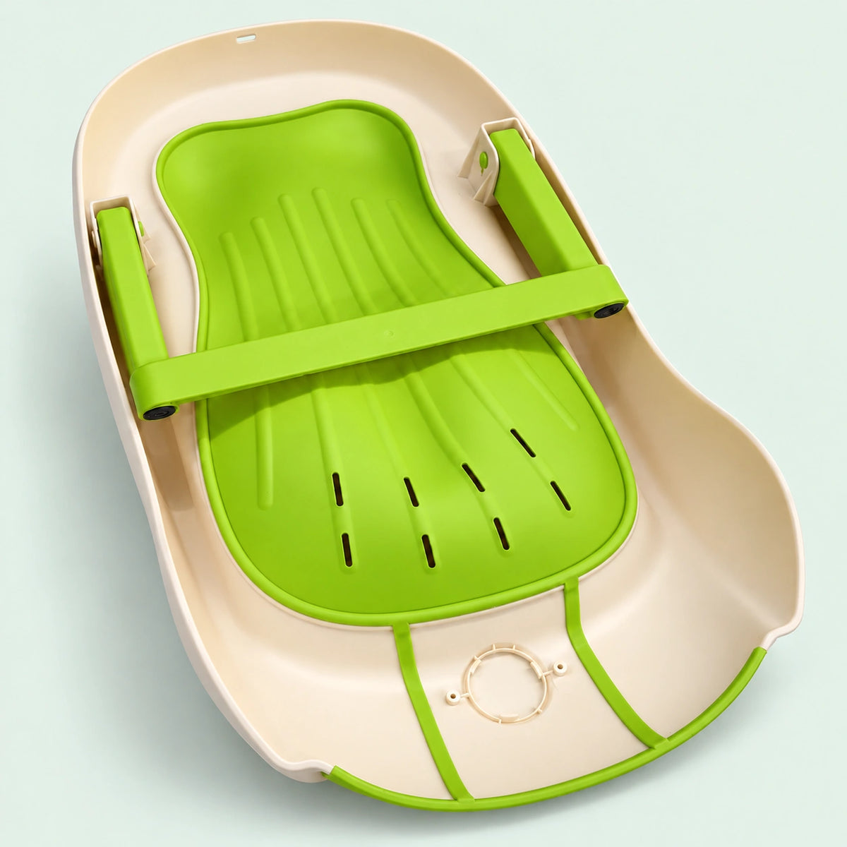 Baby Bathtub with Bath Support|Green|