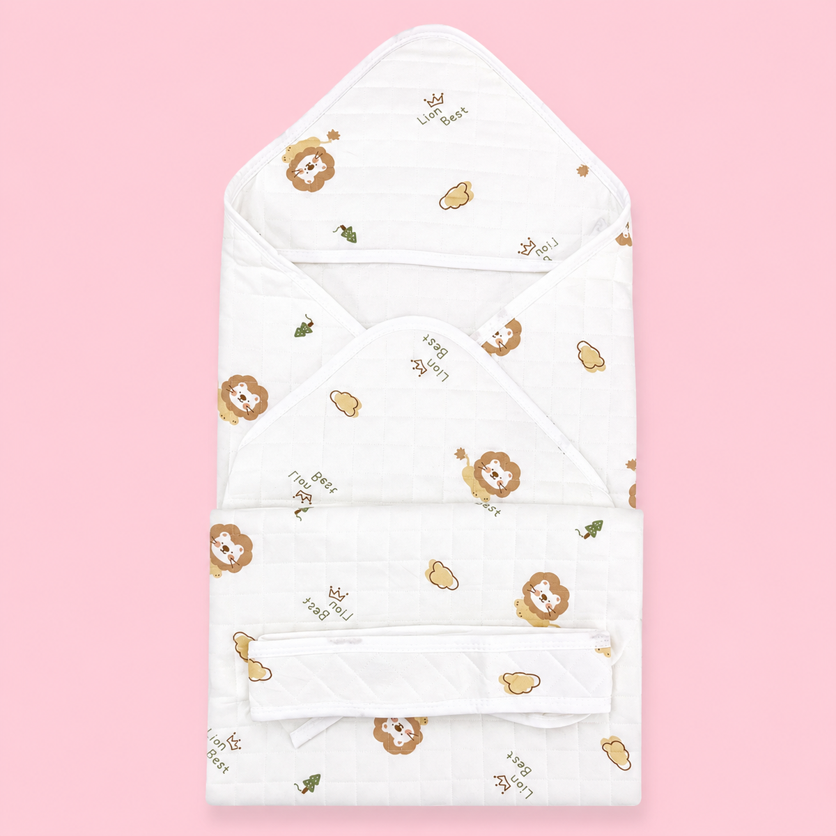Hooded Baby Wrapper | Print