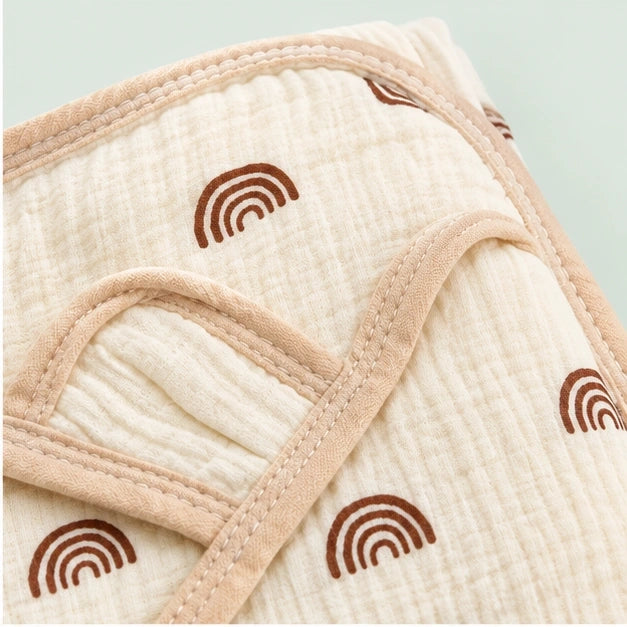 Premium Muslin Baby Wrapper | Rainbow