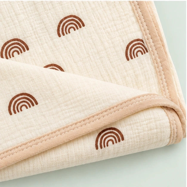 Premium Muslin Baby Wrapper | Rainbow