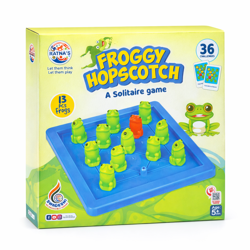 Froggy Hopscotch Solitaire Game