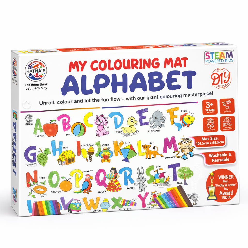 MY COLOURING MAT ALPHABET