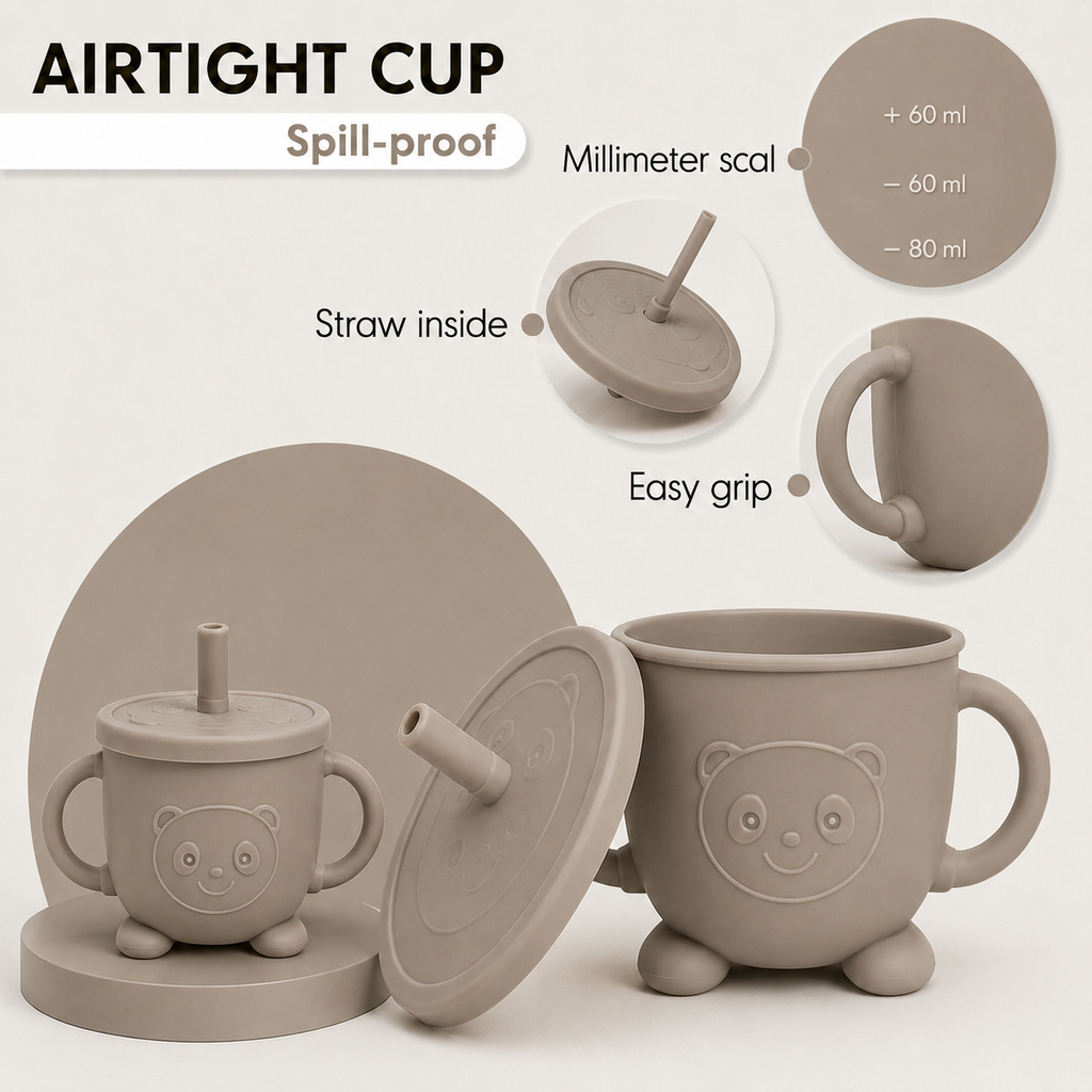 Premium Silicone Feeding Set