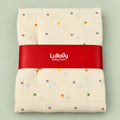 Muslin Swaddle Beige Dot – Soft & Breathable Baby Swaddle