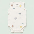 Baby Sleeveless Floral Onesie | Parachute | 0-3 Months