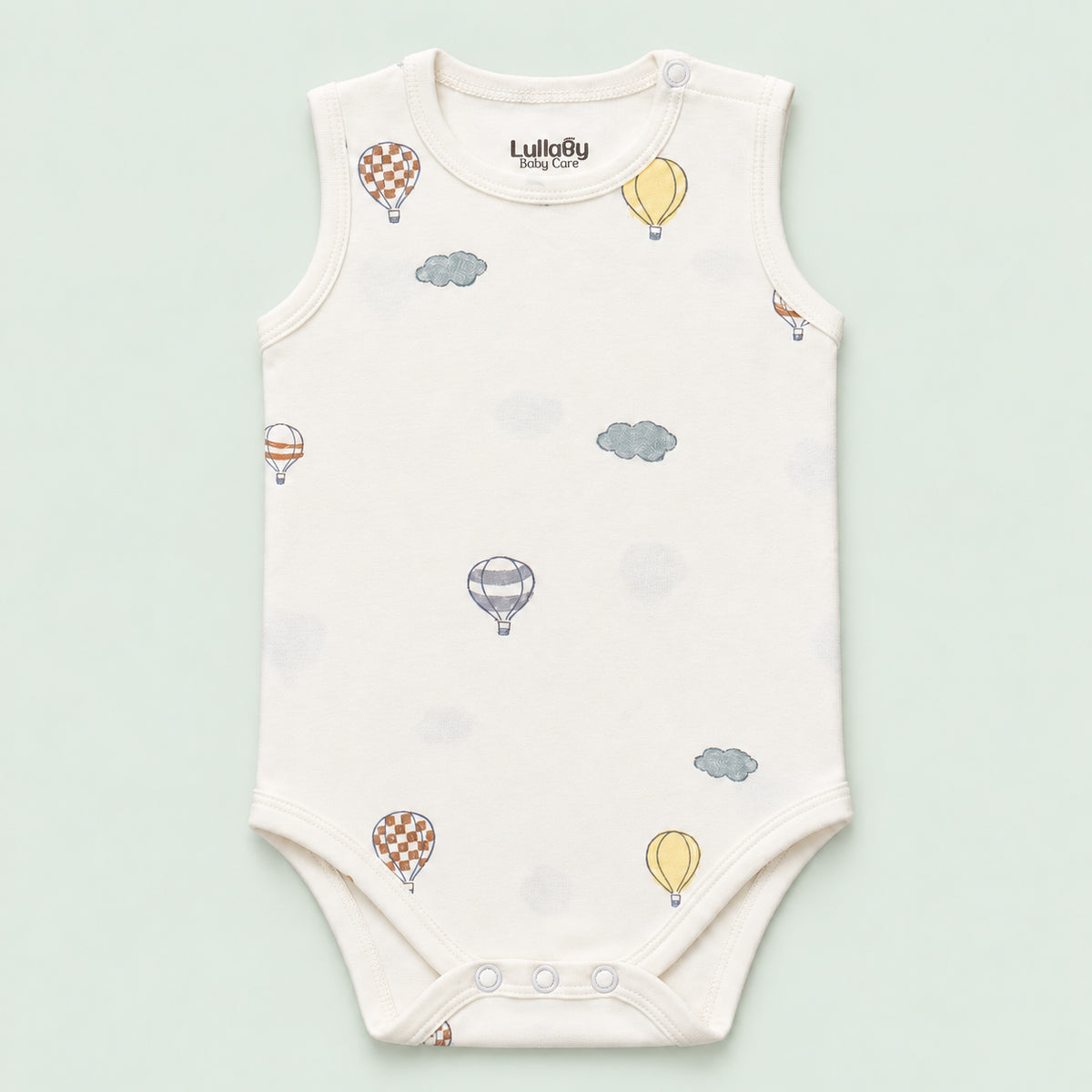 Baby Sleeveless Floral Onesie | Parachute | 0-3 Months