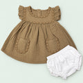 BEIEGE BABY FROCK