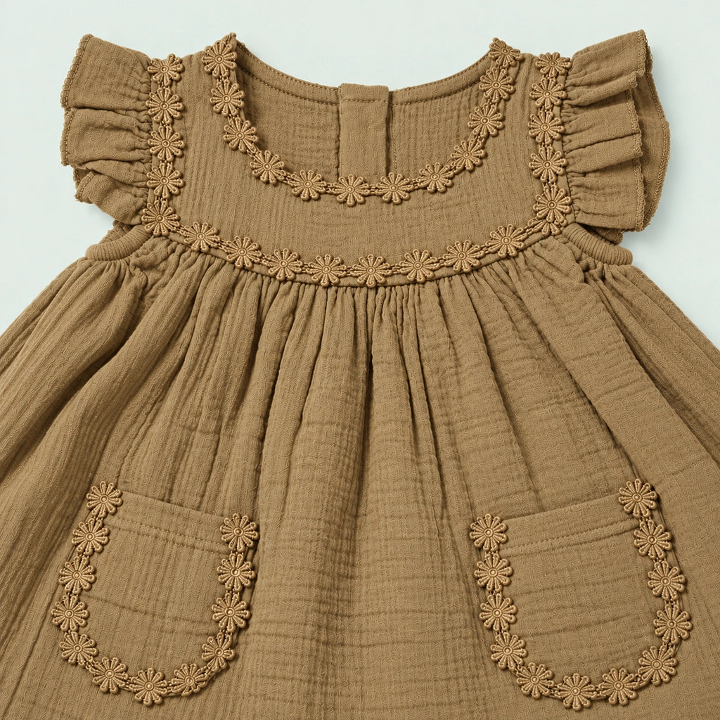 BEIEGE BABY FROCK