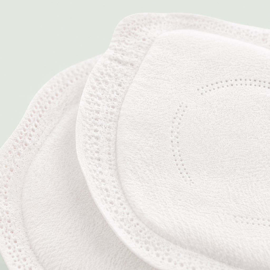 Momeasy Bamboo Fiber Disposable Nursing Pads – 24 Pcs